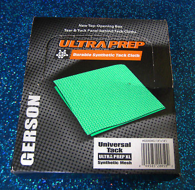 GERSON 020008G Ultra Prep Green Tack Cloth 1 BOX - Kustom Paint Supply