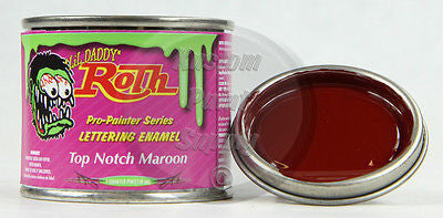 1/4 Pint - Lil' Daddy Roth Pinstriping - Top Notch Maroon - Kustom Paint Supply