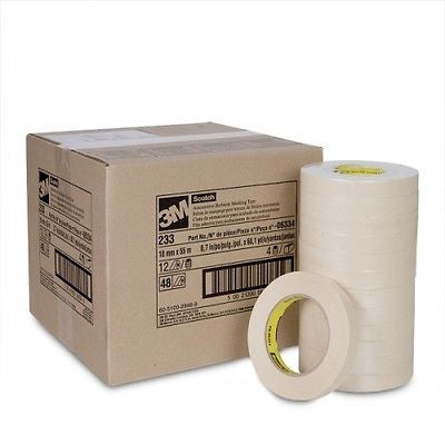 9/12/15/18/24/36/48mm Masking Tape/Glue Car/Wall Spray Paint Masking/Cover  Single Side Adhesive Tape Painting Leave White Tape