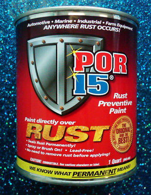 POR 15 45004 Black Rust Paint Restoration Sealer Quart 1QB - Kustom Paint Supply