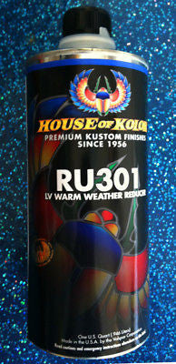 House of Kolor RU301  Low V.O.C. Warm Weather Reducer 1 Quart - Kustom Paint Supply