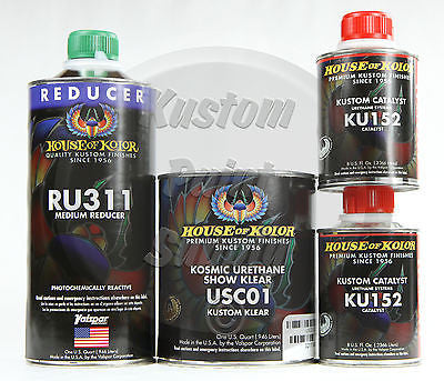 House of Kolor USC01 Kosmic Show Klear 1 Quart KIT - Kustom Paint Supply
