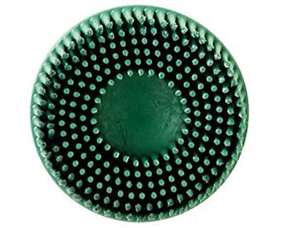 3M 07524  Scotch-Brite Roloc 50 Grit Bristle Disc  Green - Kustom Paint Supply