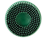 3M 07524  Scotch-Brite Roloc 50 Grit Bristle Disc  Green - Kustom Paint Supply