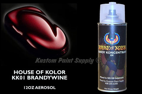 House of Kolor KK01 Kandy Brandywine Kosmic Kolor 12oz Aerosol