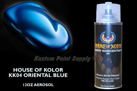 House of Kolor KK04  Kandy Oriental Blue Kosmic Kolor 12oz Aerosol