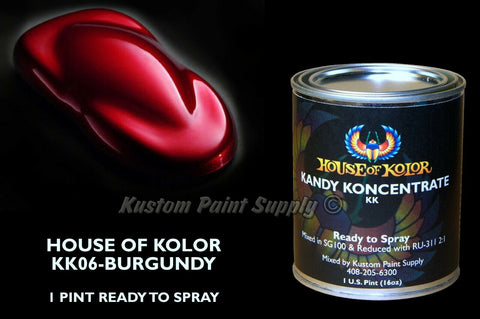 House of Kolor KK06 Burgundy Kandy Ready to Spray Pint