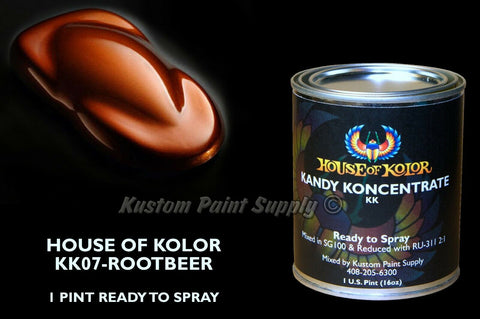 House of Kolor KK07 Root Beer 1 Pint Ready to Spray