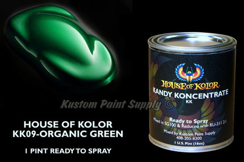 House of Kolor KK09 Organic Green Ready to Spray Pint
