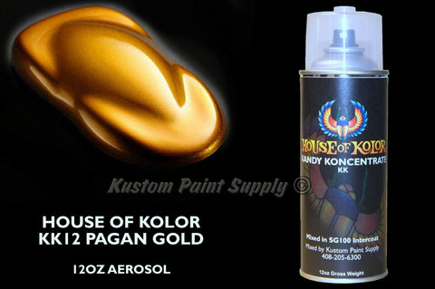 House of Kolor KK12 Pagan Gold Kosmic Kolor Kandy 12oz Aerosol