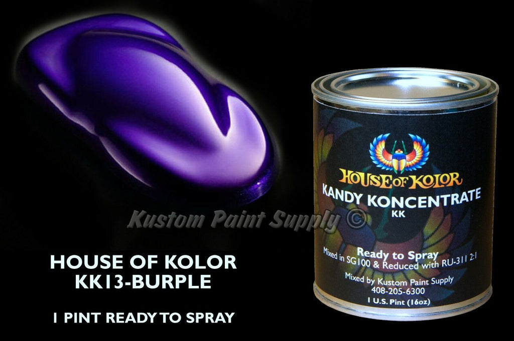 thumbnail image 2 of House Of Kolor KK13 Burple Kandy Koncentrate - 8oz Custom Paint 2 of 6