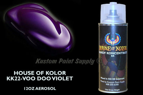 House of Kolor KK22 VooDoo Violet 12oz Aerosol Can