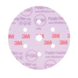 3M 30767 Hookit 1500 Grit Dust-Free Purple Finishing Disc Pad