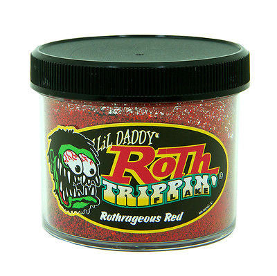 Lil' Daddy Roth Metal Flake Trippin' Series  Rothrageous Red 2oz - Kustom Paint Supply