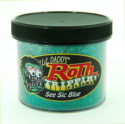 Lil' Daddy Roth Metal Flake Trippin' Series  See Sic Blue 2oz - Kustom Paint Supply