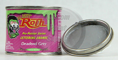 1/4 Pint - Lil' Daddy Roth Pinstriping Enamel - DeadEnd Grey - Kustom Paint Supply