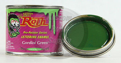 1/4 Pint - Lil' Daddy Roth Pinstriping Enamel - Gordini Green - Kustom Paint Supply