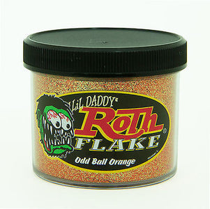 Lil' Daddy Roth Metal Flake Standard Series  Odd Ball Orange 2oz - Kustom Paint Supply