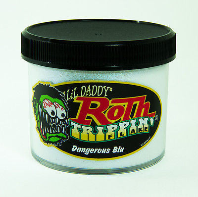 2oz - Lil' Daddy Roth Metal Flake Trippin' Series - Dangerous Blu - Kustom Paint Supply