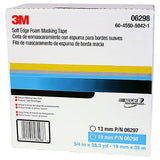 3M 06298 Soft Edge Foam 3/4" 19mm D.A.R.T. Masking Tape - 1 Roll - Kustom Paint Supply