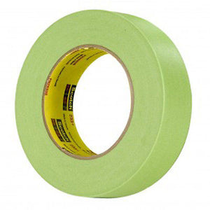 3M 26338 1 1/2'' Scotch- Performance Masking Tape 233+  Green 1 Case/16 Rolls - Kustom Paint Supply