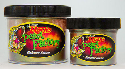 2oz - Lil' Daddy Roth Pearl Factory Skitzo Pearl - Finkster Green - Kustom Paint Supply