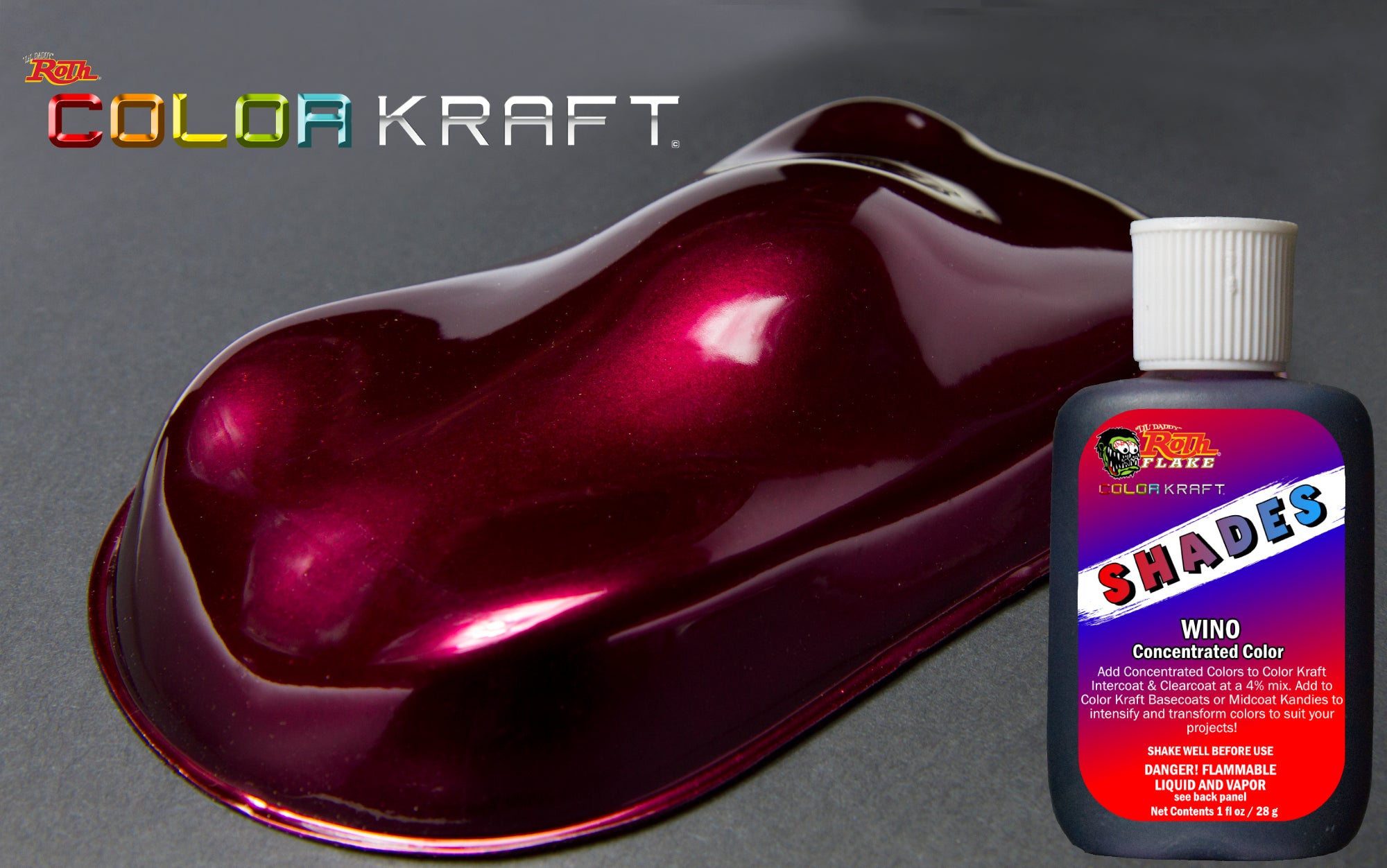 Color Winzo SHADES Concentrated Color - Wino - Kustom Paint Supply