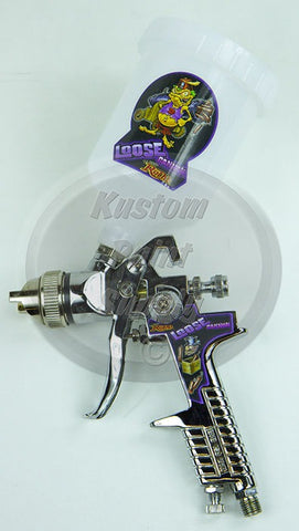 Lil' Daddy Roth Metal Flake HVLP Spray Gun - Loose Cannon - 3.0mm Tip - Kustom Paint Supply