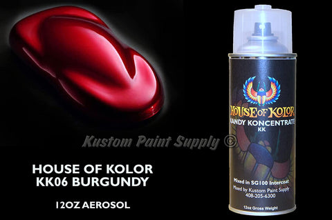 House of Kolor KK06 Kandy Burgundy Kosmic Kolor 12oz Aerosol